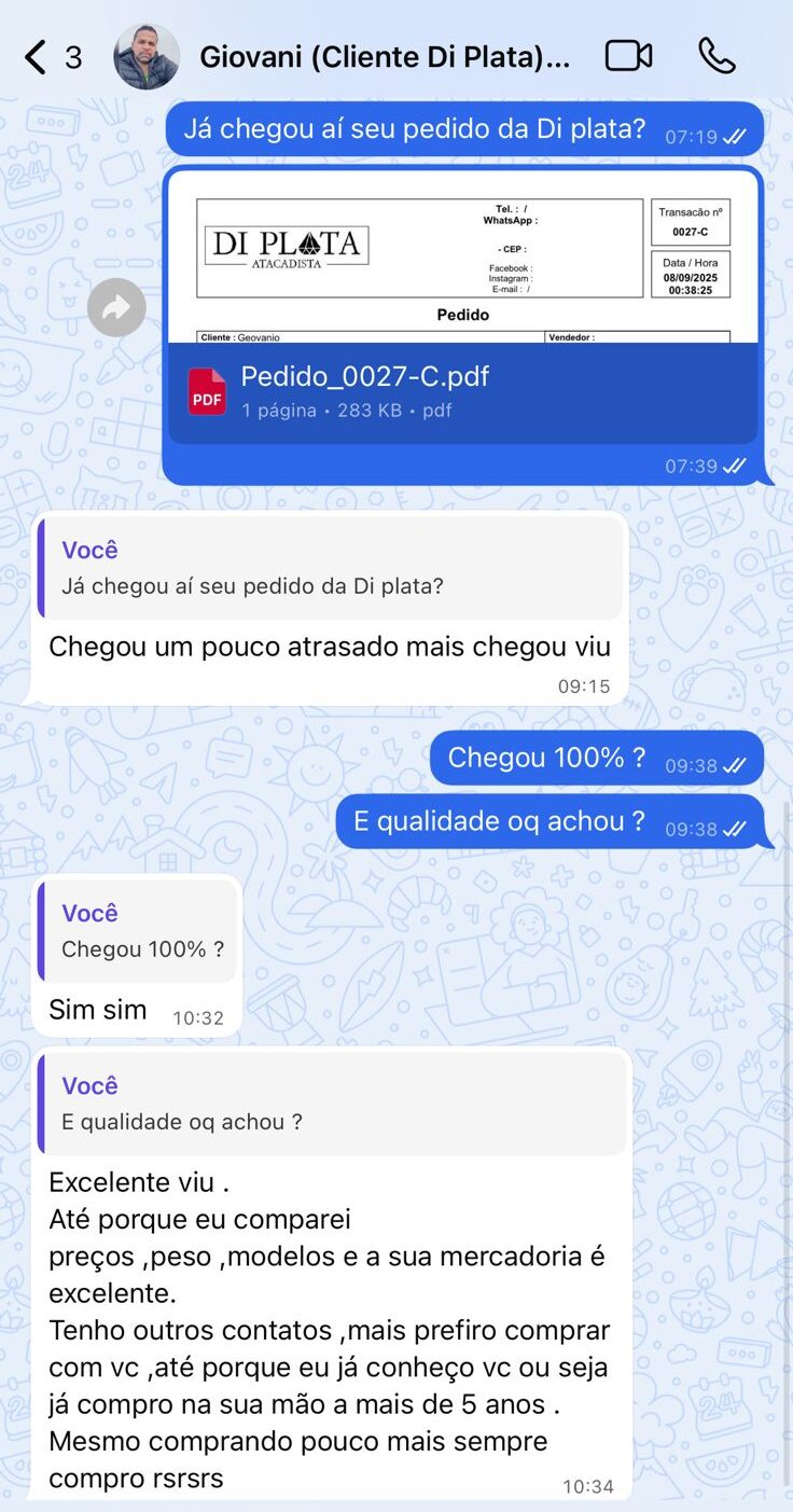 Depoimento Giovani di plata